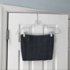 Gray Tube Top
